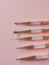 Nail Art Double Brush Set - 5pc | 10 Styles | Butterflies 🦋