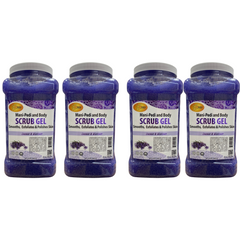 *Case Lavender Mani-Pedi & Body Scrub Gel - (4 x 128oz)