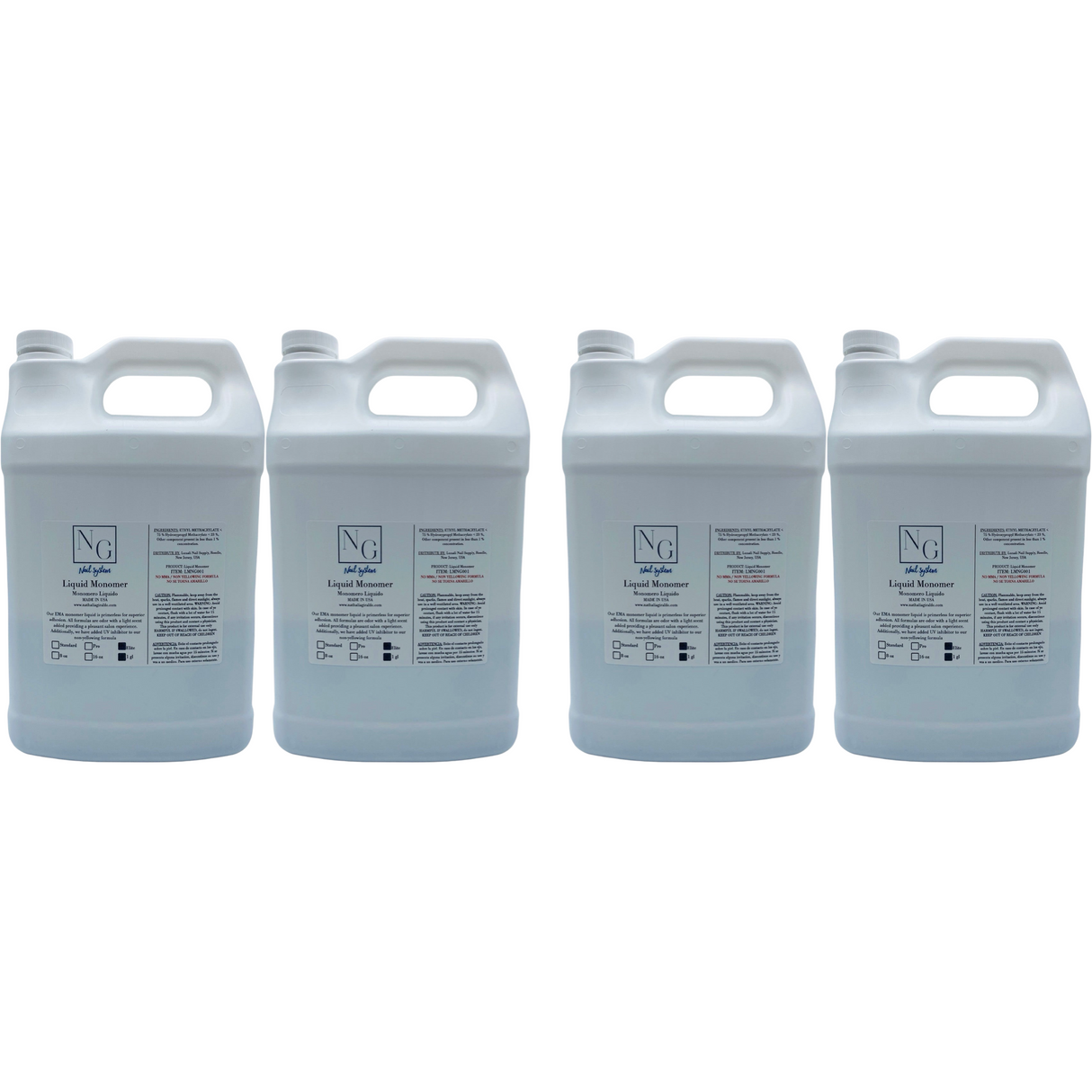 *Case NG Nail System - Standard Dry Monomer 4 Gallon (No MMA)
