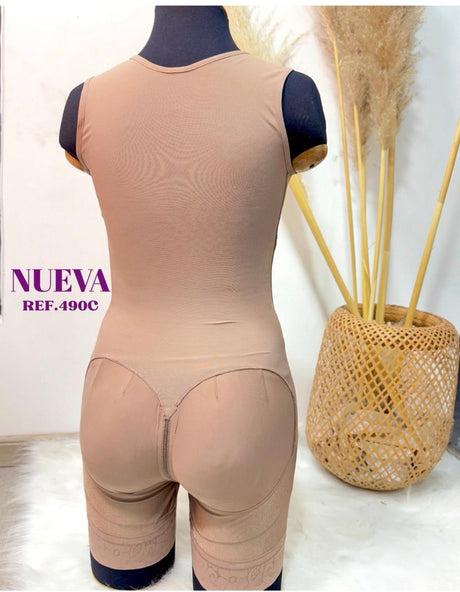 Shapewear Faja | Con Brassier Sisa Corta | 490C | Cocoa