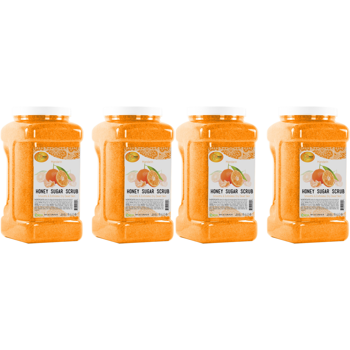 *Case Mandarin Honey Sugar Scrub Gel (4 x 128oz)