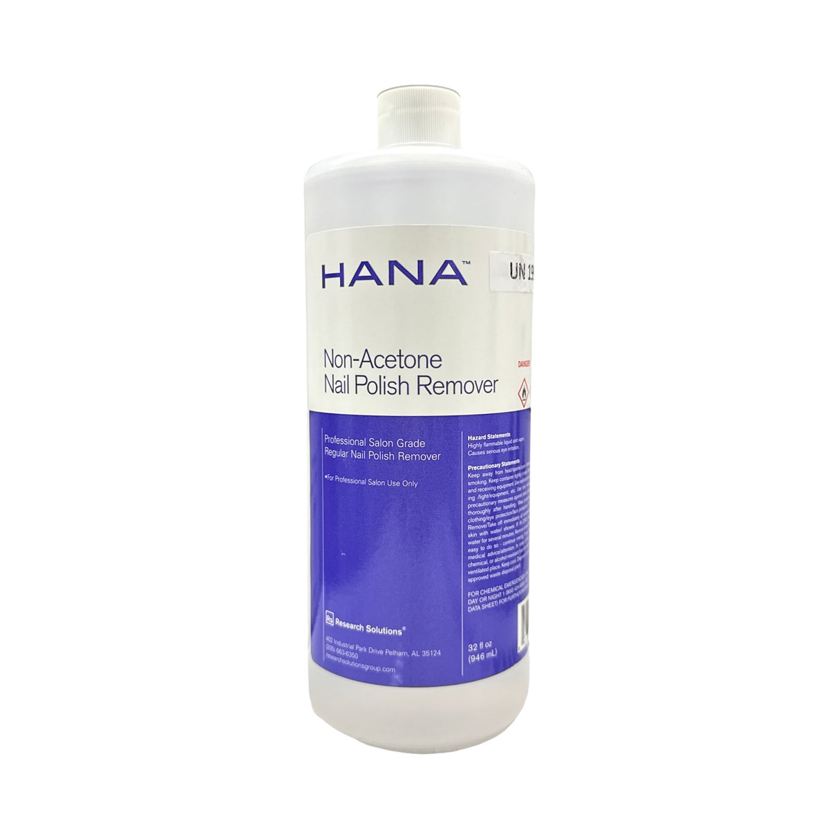 Non Acetone Nail Polish Remover - 32oz (HANA)