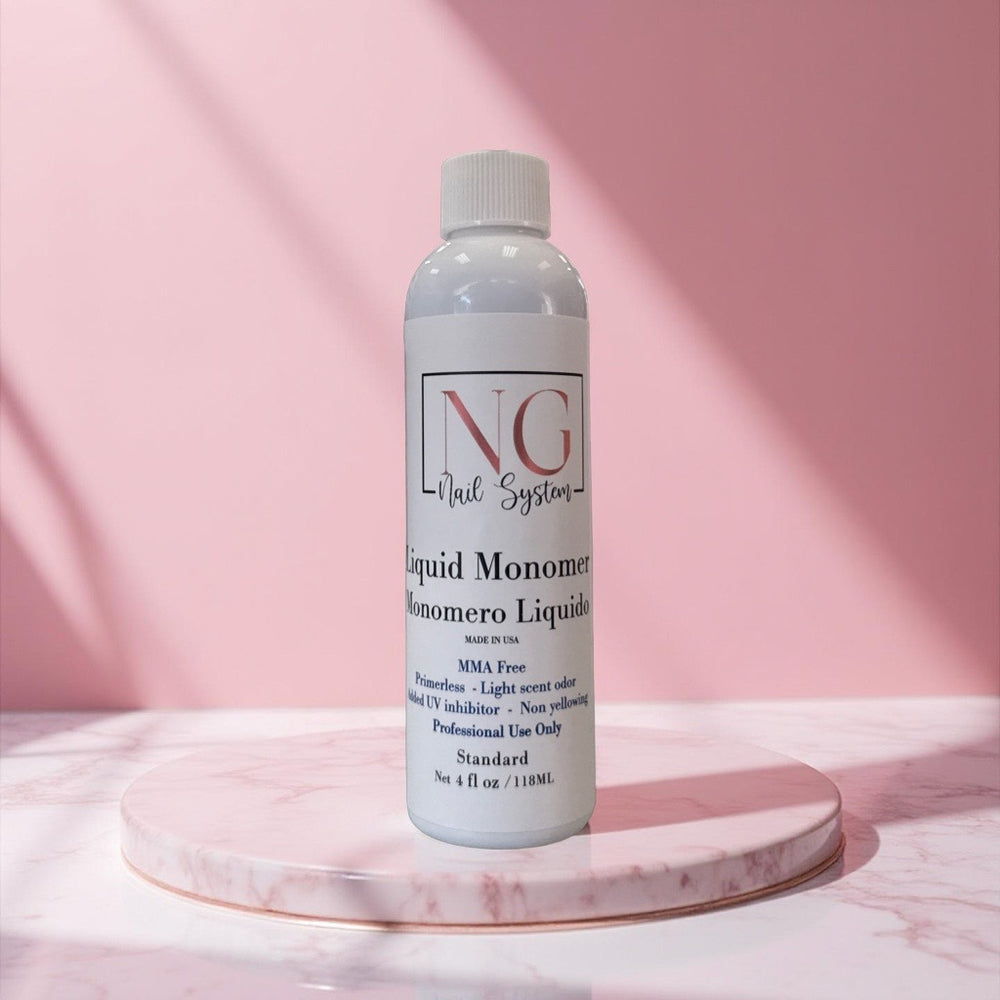 NG Nail System - Standard Dry  Liquid Monomer 4oz (No MMA)