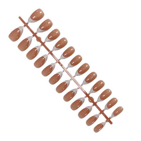 Press On Nail Tip Box - Almond French