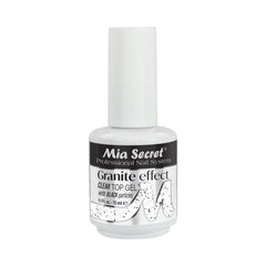 Granite Effect Clear Top Gel (with Black Particles)