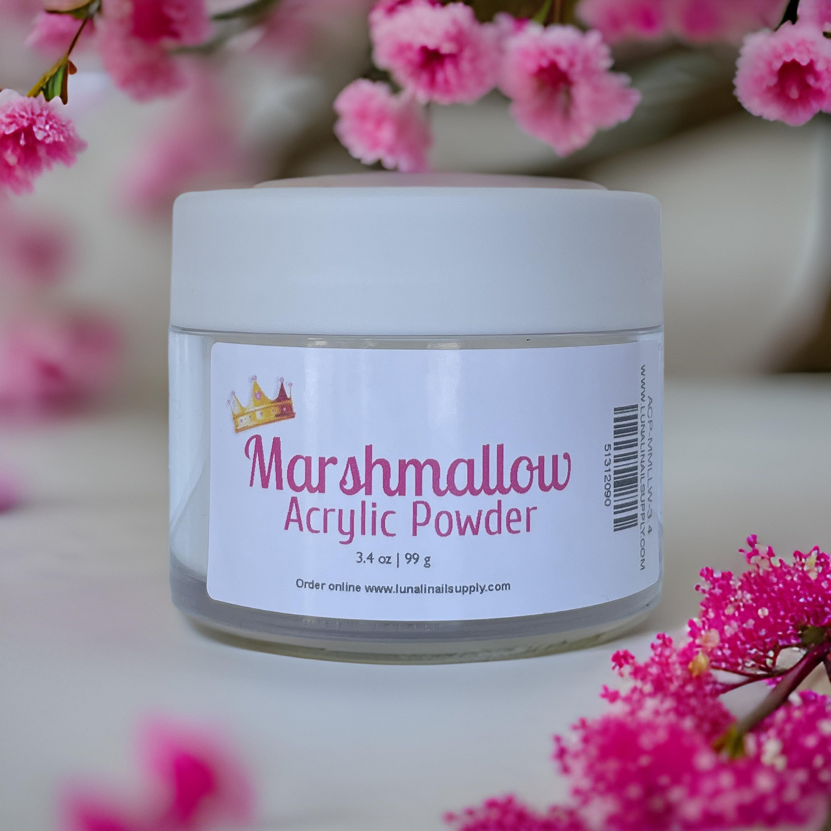 Marshmallow Acrylic Powder - 3.4 oz