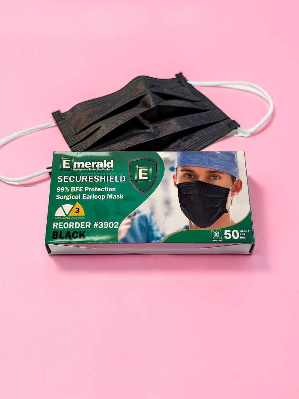 Face Mask Black - Box 50pc