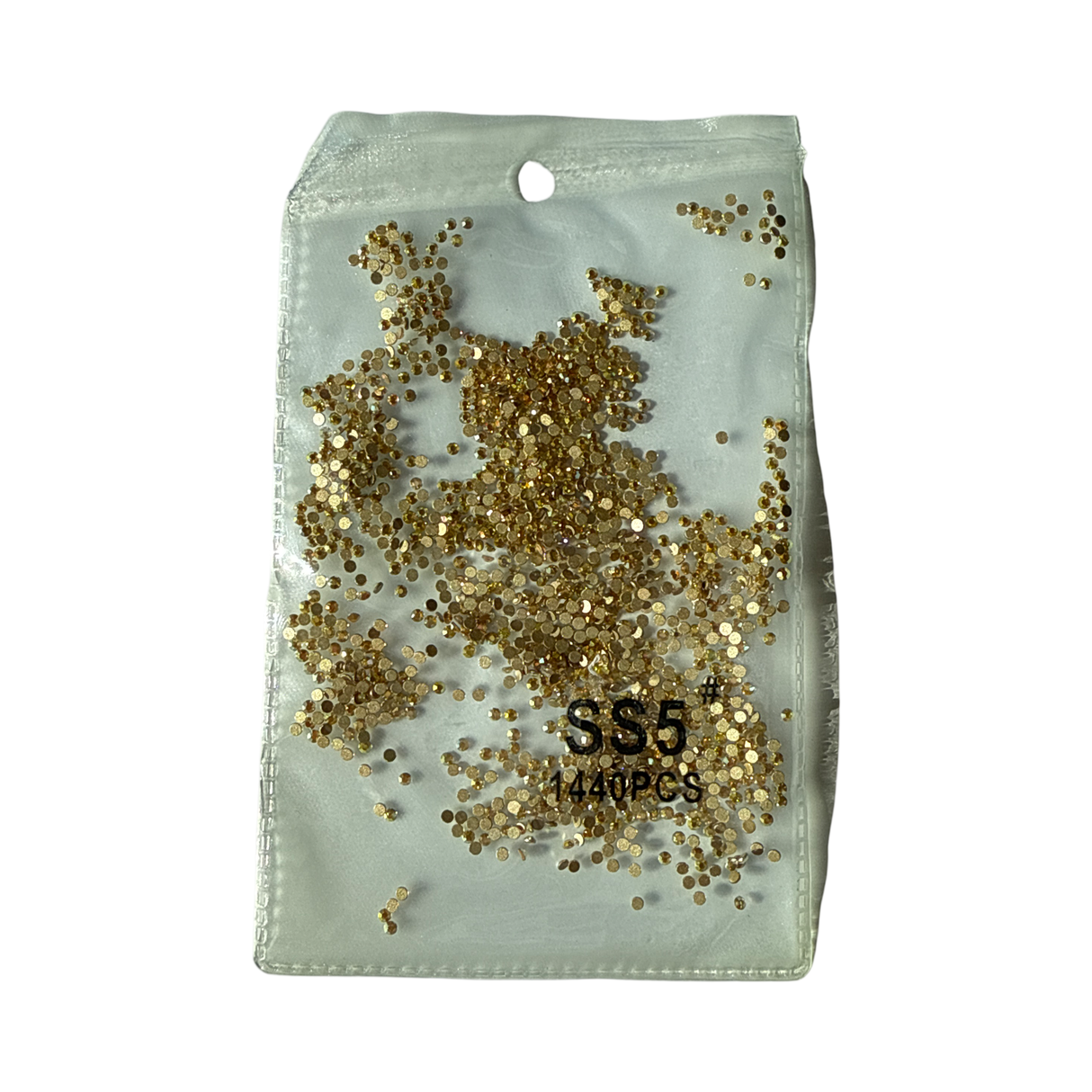 Gold Rhinestone  1440 Pcs  (SS5)