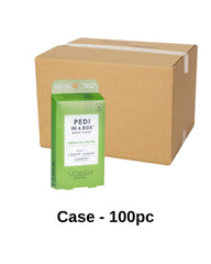 *(Case 100pc) Pedi in a Box Basic 3 Step Green Tea Detox