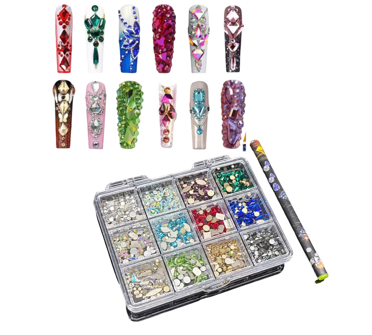 Rhinestone Set - Mix Colors