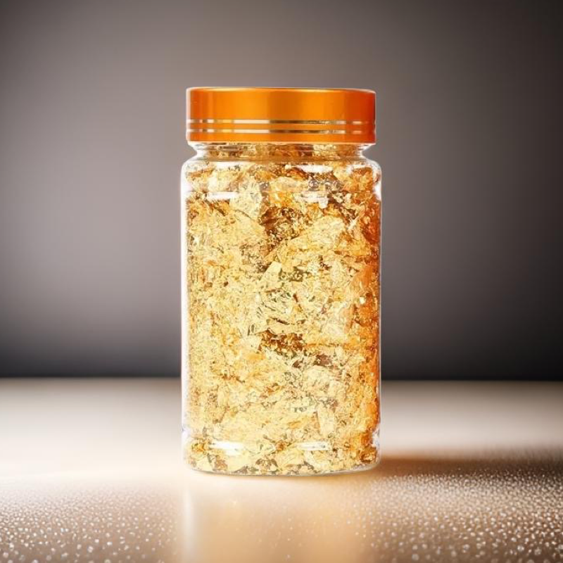 Gold Leaf Flakes,Gold Foil Flakes .