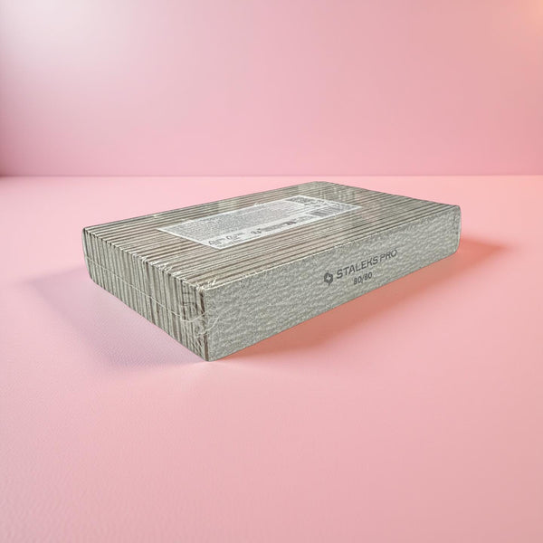 *(25pk) Straight mineral nail file - 80/80