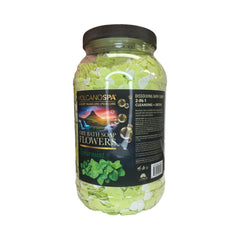 Dry Bath Soap Flowers 1 Gallon - Spearmint Eucalyptus