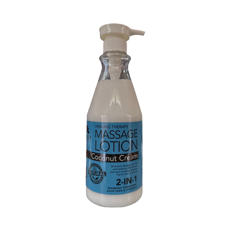 Massage Lotion 24oz - w/Pump - Coconut Cream