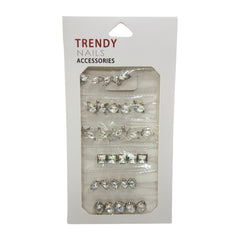 3D Charm Shining Alloy Rhinestone #9 - 30pc
