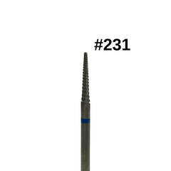 Bit #231 - Straight Edge w/ Spiral Cut - Medium