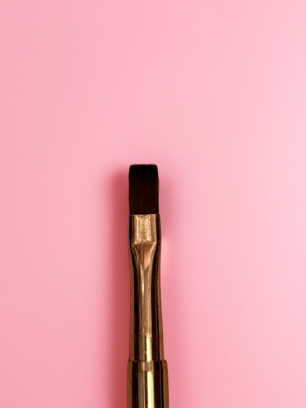 Flat Gel Nail Brush - Rose Pink Bowtie