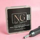 100pc Skinny White Zebra Sanding Band - 150 Grid