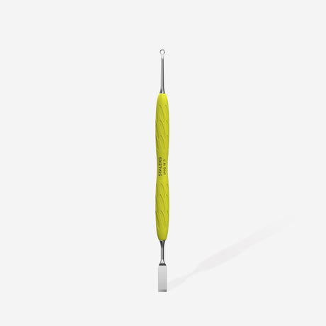 Manicure pusher Gummy with silicone handle UNIQ 11 TYPE 1 (straight flat and loop pusher)