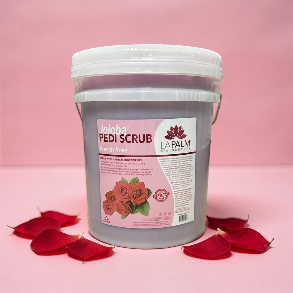 French Rose Jojoba Pedi Scrub - 5 Gal Pail