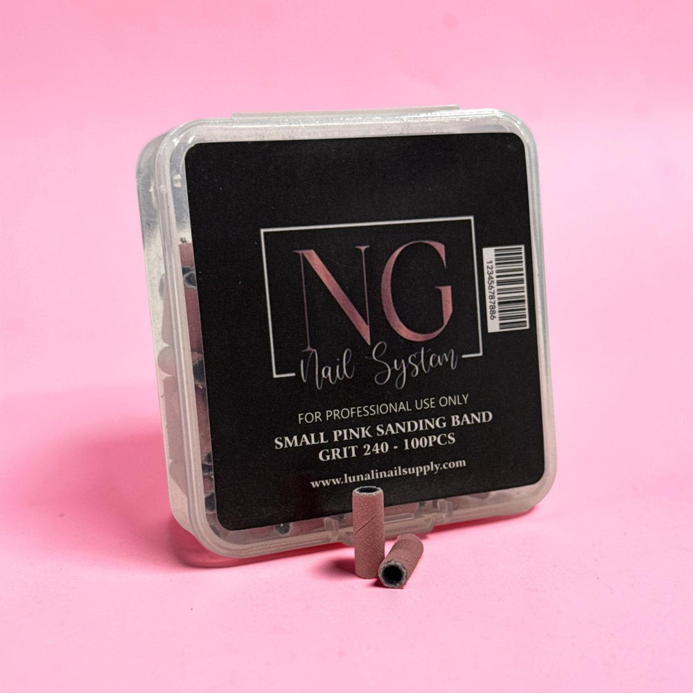 100pc Skinny Pink Sanding Band - 240 Grid