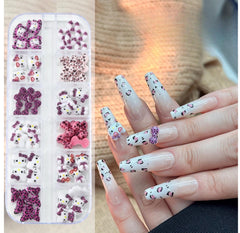 Mix Pink Hello Kitty Leopard Animal Print - 12 Styles
