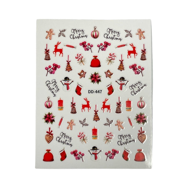 Christmas  Nail Stickers Decorations -DD-447