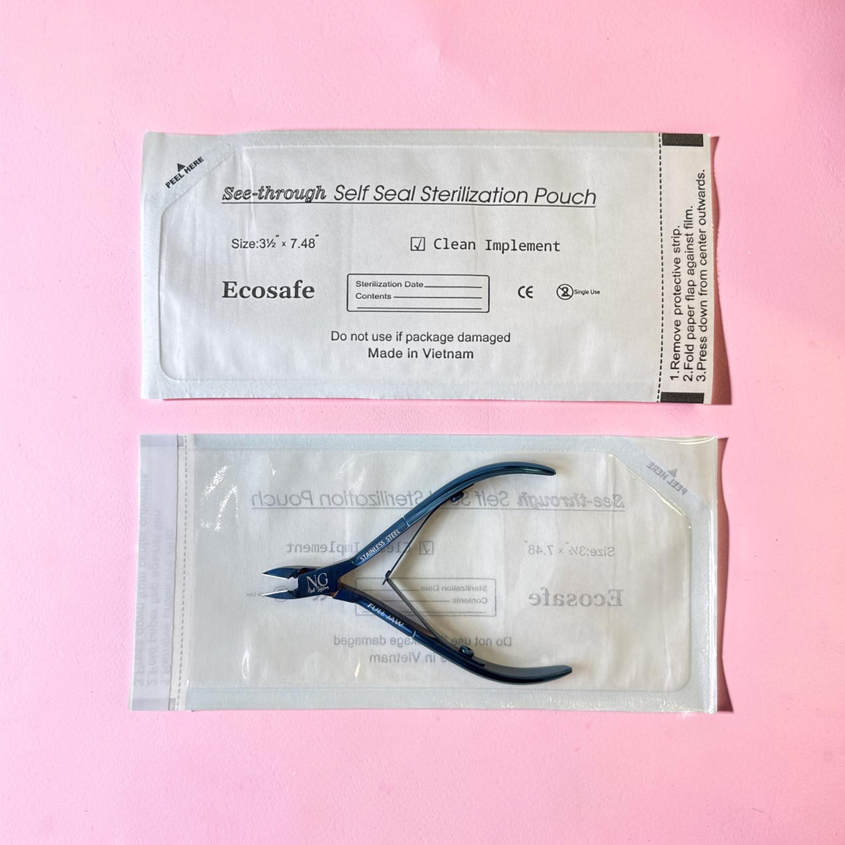 Small Sterilization Pouch - 200/box | Size 3 1/2 x 7.48