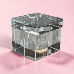 Crystal Jar Cup Style - Clear