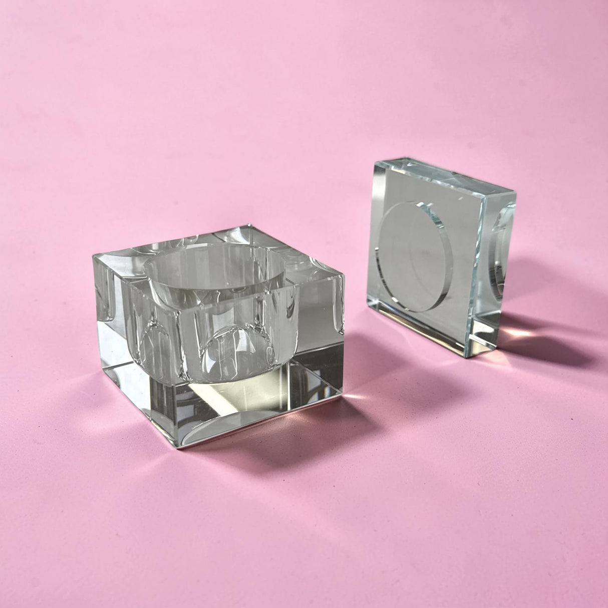 Crystal Jar Cup Style - Clear