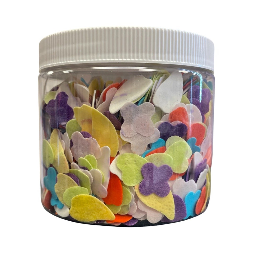 Dry Bath Soap Flowers 16oz - Rainbow
