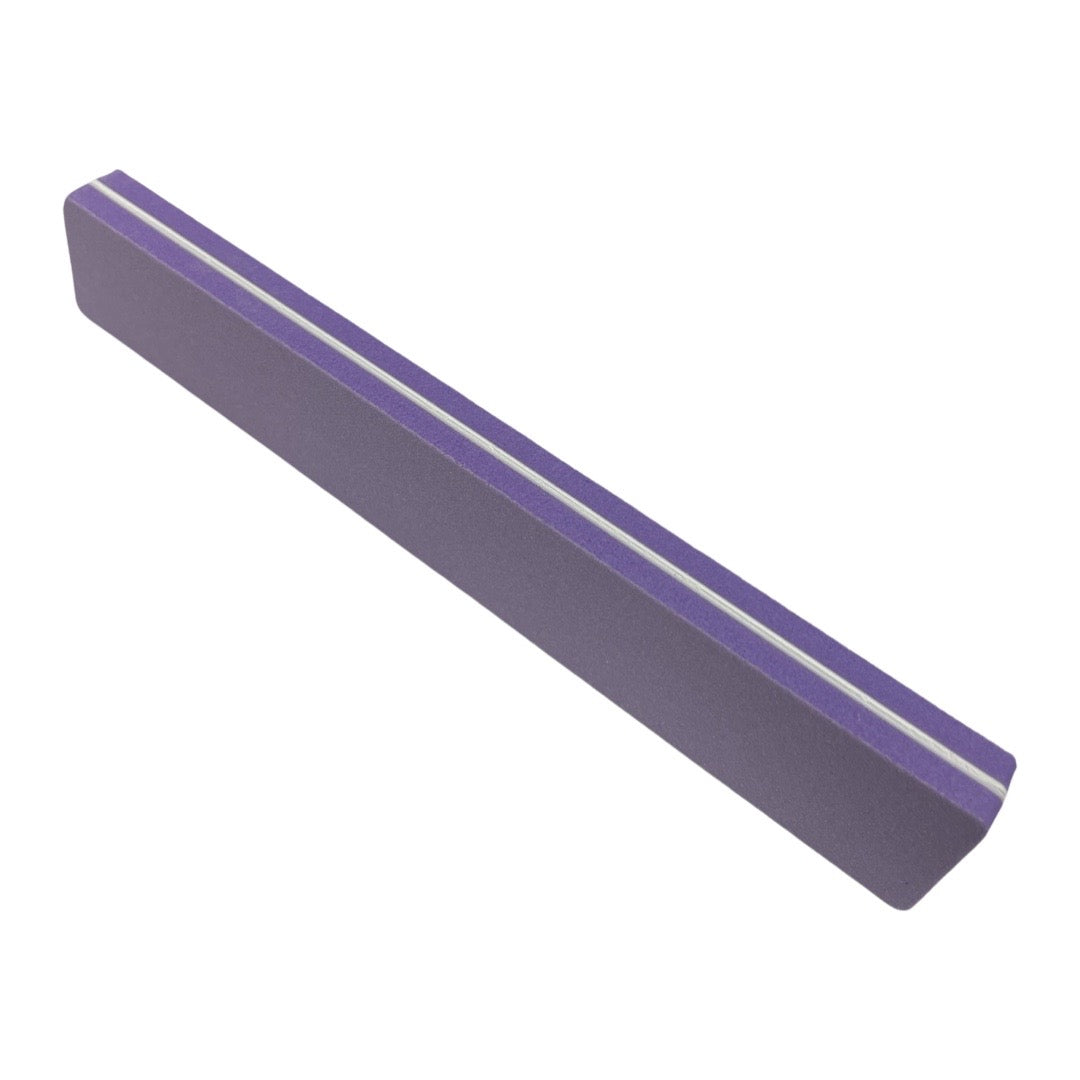Square Sponge Nail File  100/ 150 Sponge - Purple