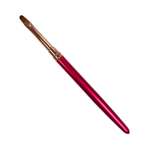 Oval Gel Nail Brush - Pink Color