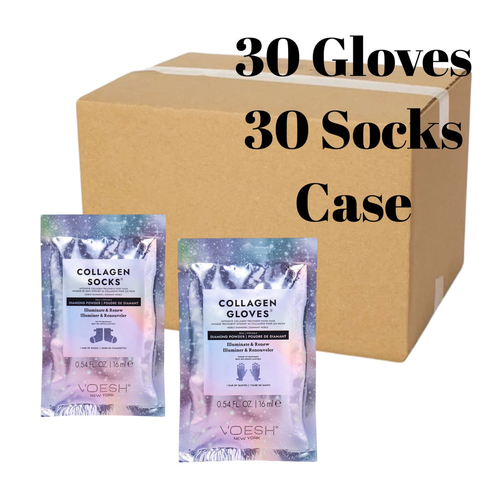 *Box Mix Collagen Socks & Gloves Noble Diamond - 60pc