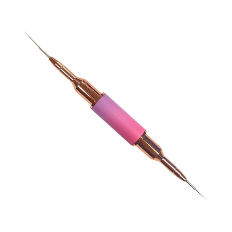 Nail Art Brush Set Kolinsky - 3pc | 6 Sizes - Pink Gradient Color