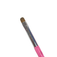 Kolinsky French Brush #12 w/ Dotting Tool (Pink)