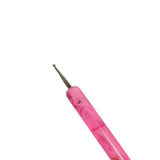 Kolinsky French Brush #12 w/ Dotting Tool (Pink)