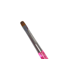Kolinsky French Brush #10 w/ Dotting Tool (Pink)