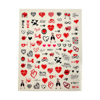Valentine Art - Nail Sticker- WG821
