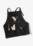 Technician Apron - Black & Pink