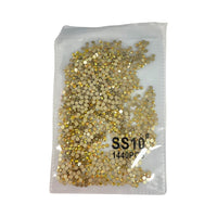 Gold Rhinestone  1440 Pcs  (SS10)