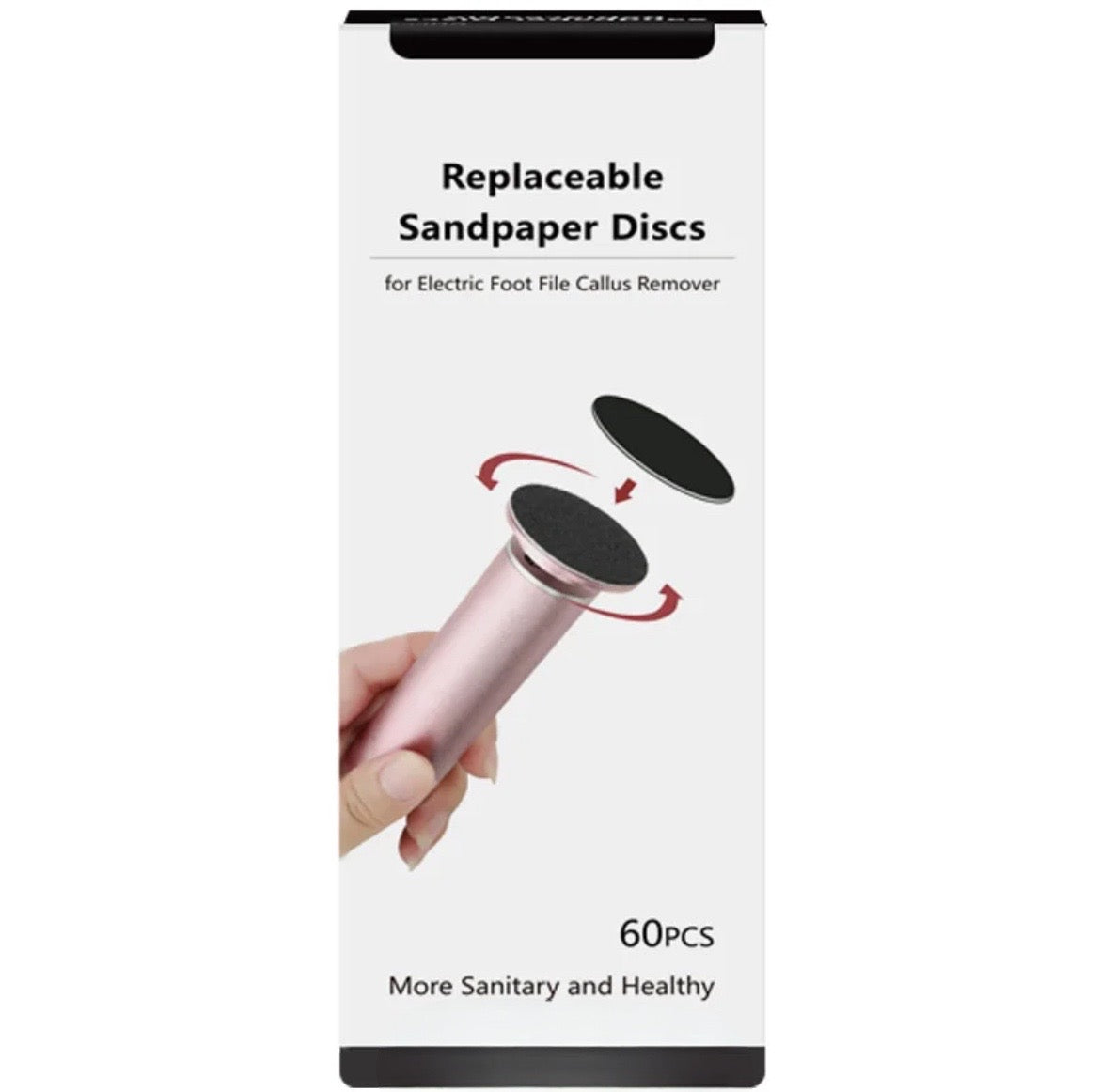 Replaceable Sanding Paper Foot Drill Bit - 60PC