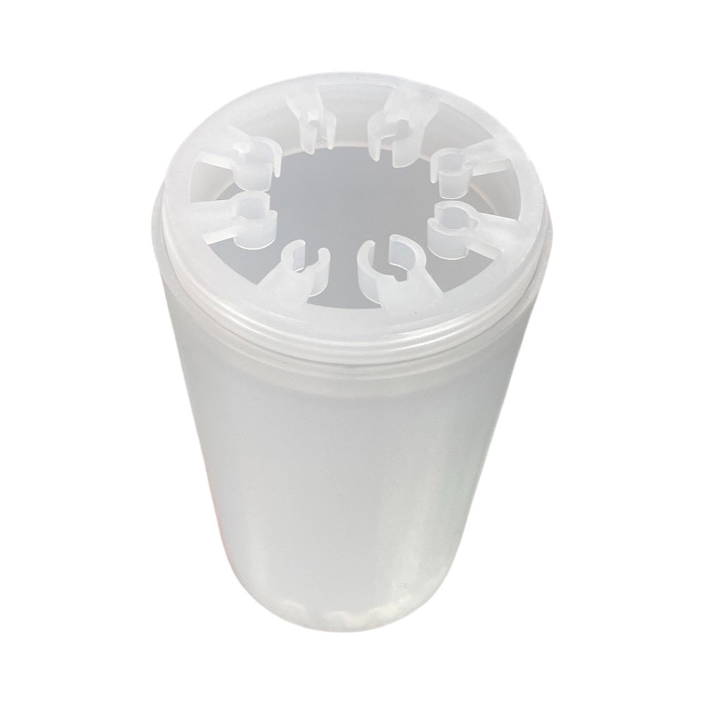 Nail Brush Cleaning Jar  Pink Color