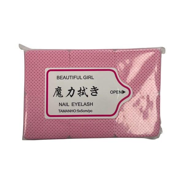 Pink  Nail Wipes Pads Lint Free  pack