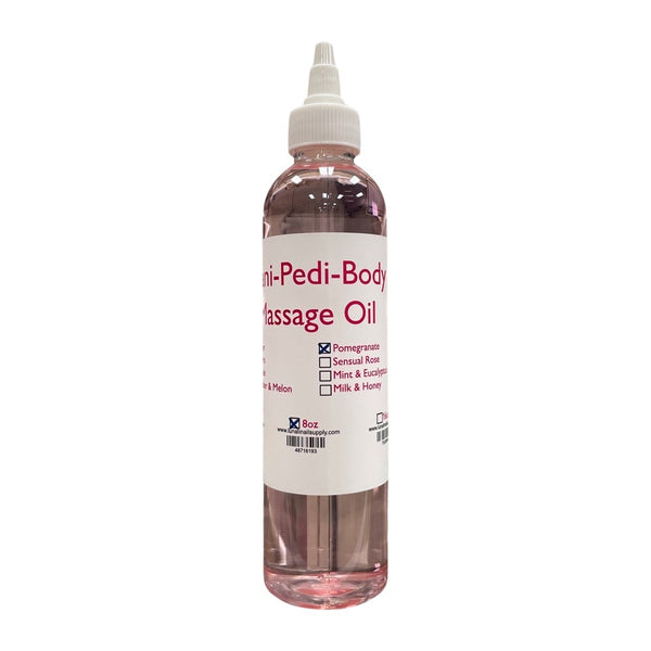Massage Oil 8 oz | Pomegranate | Mani Pedi Body