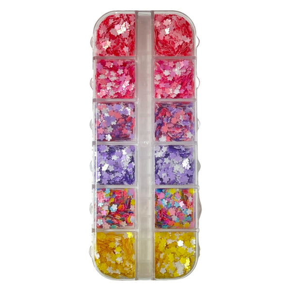 Sequin Flower - Mix Colors 12pc