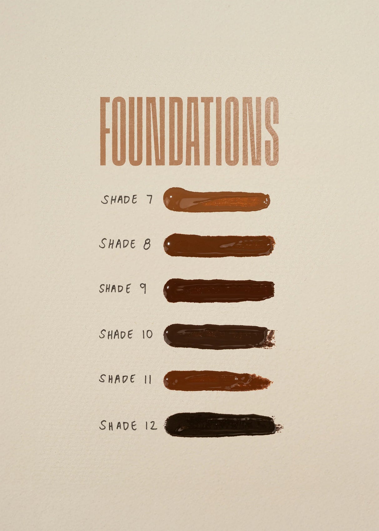 *Gel Polish - Deep Shades Collection 7-12