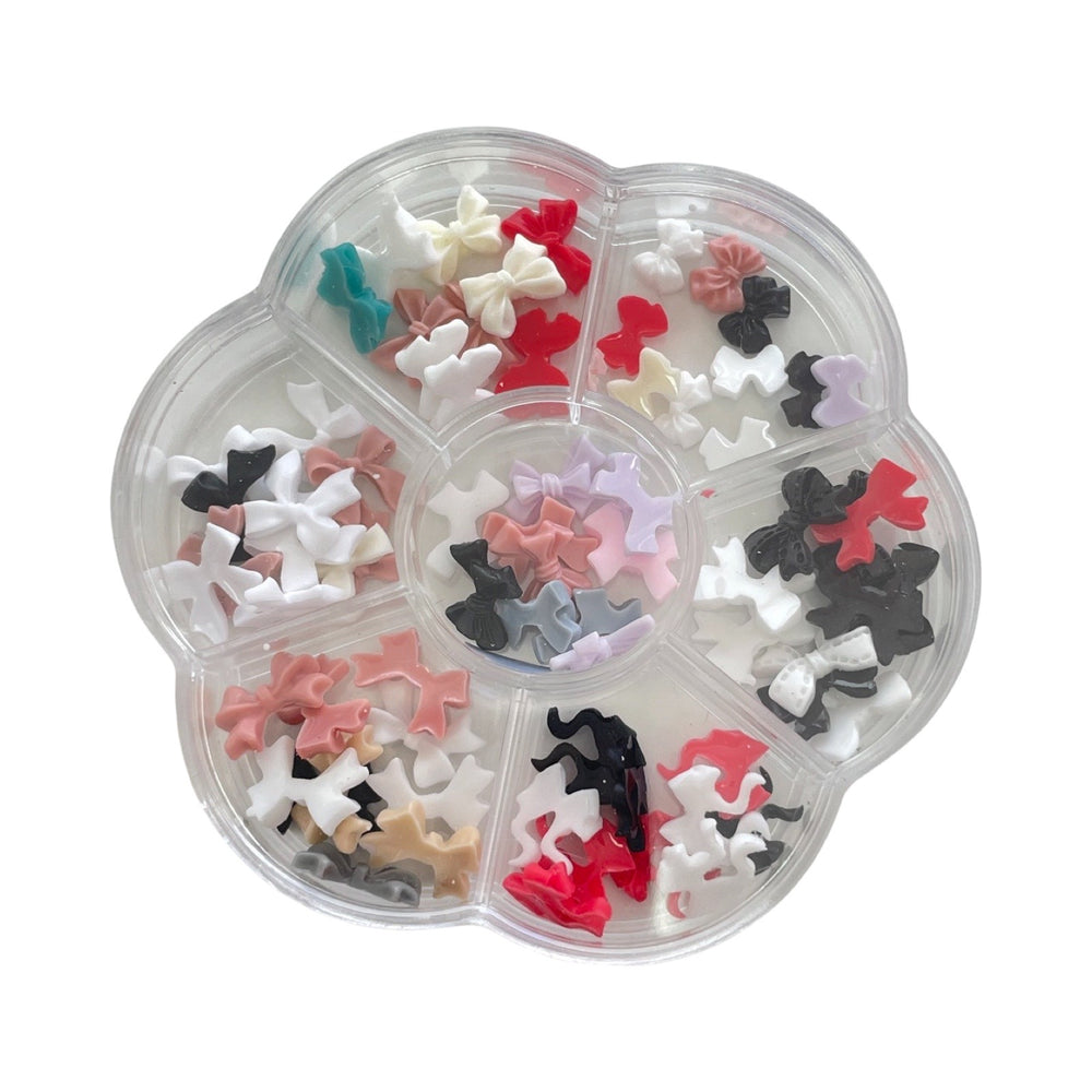 3D Bowties  Mix Colors  Nail Art Charm