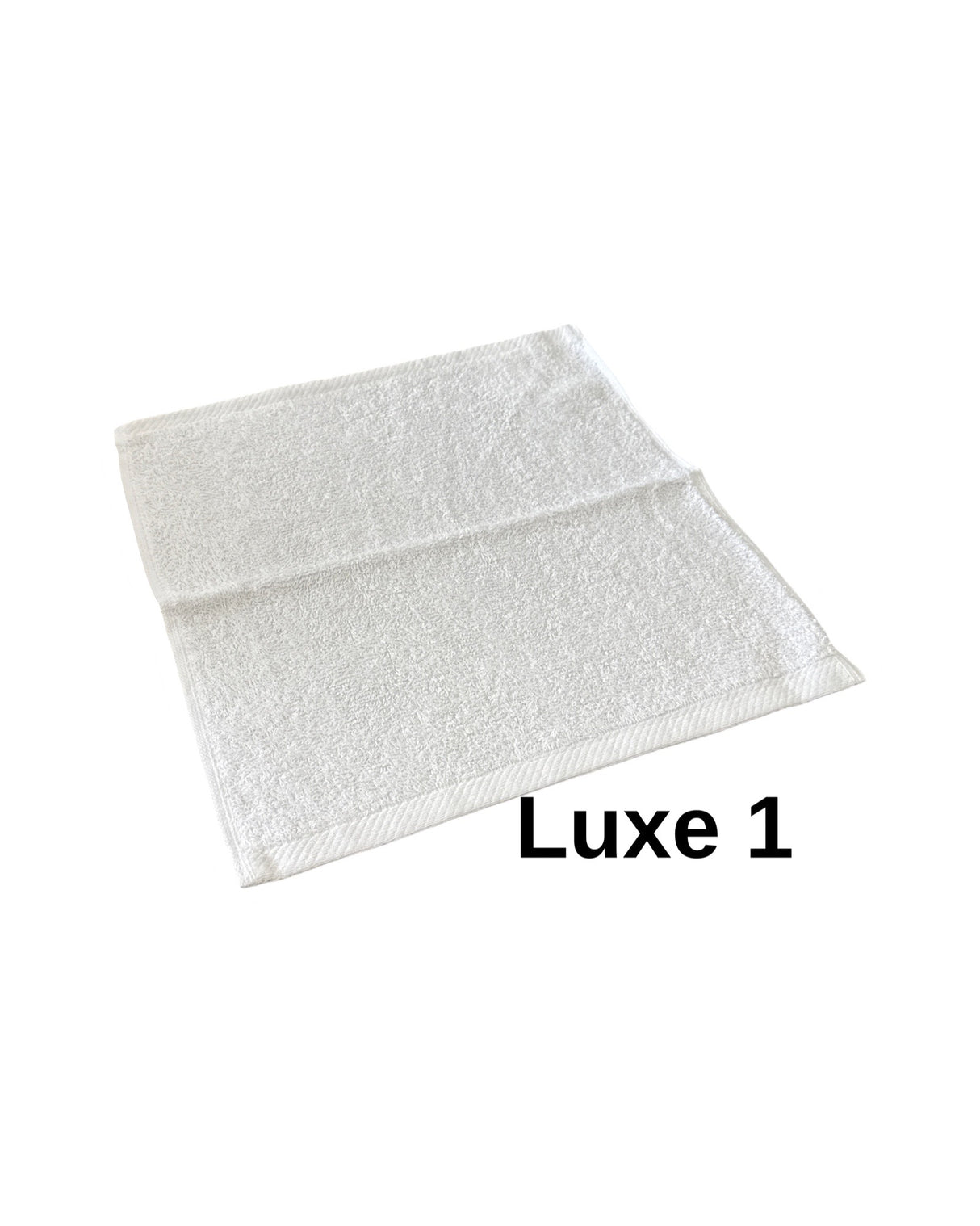 (1pc) Luxe 1 Towel 13x13 - Snow White