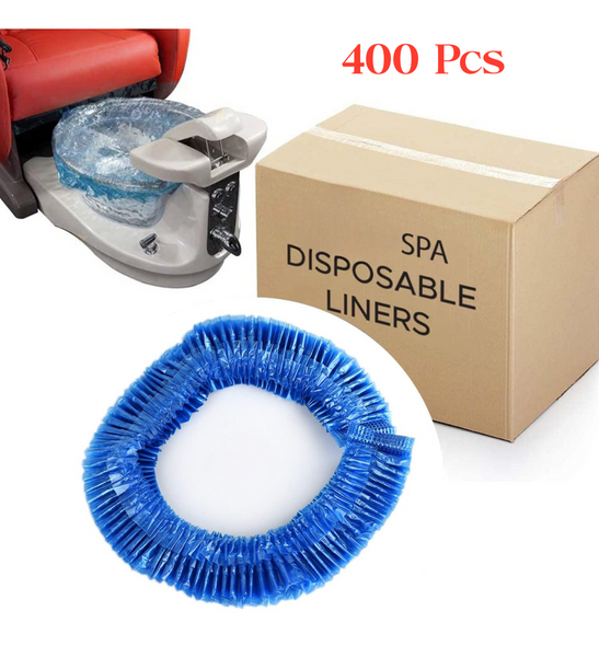Disposable Spa Bag Liner for Pedicure (Blue) - 400 pc